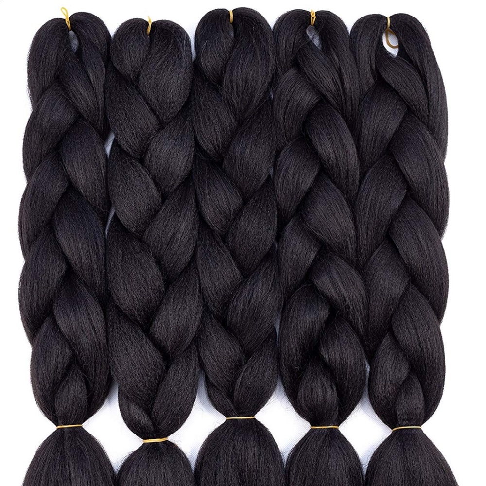 6pc Synthetic Braiding Hair - Picture 2 of 5